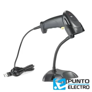 LECTOR CÓDIGO BARRA LASER C/PEDESTAL, PUERTO USB